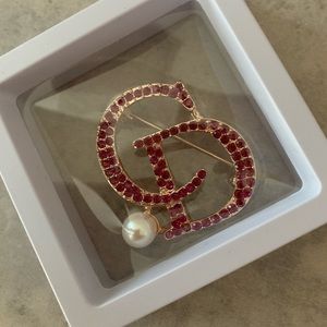 Fashion Pin - Pink - Brooch